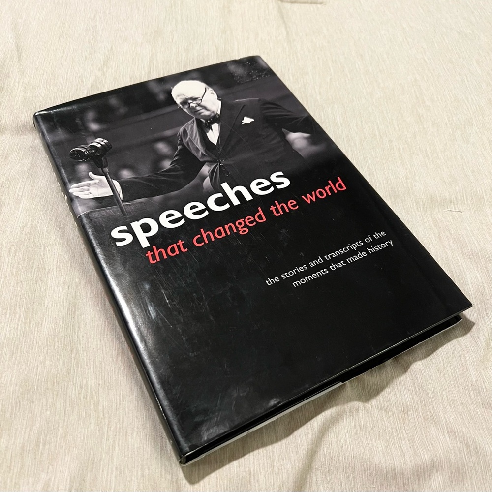 Speeches That Changed the World Hardcover 2005 | Historic Oratory JFK MLK